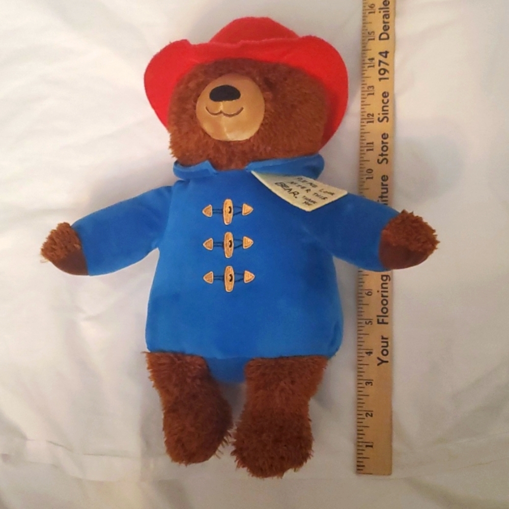 : Paddington Bear 14" Plush Stuffed Animal Toy Red Hat Kohl's Cares stuff